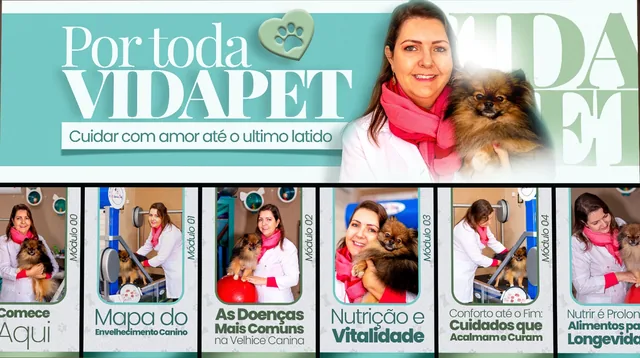 Por Toda Vida Pet, de Franciane de Moraes: capa e área de membros do projeto